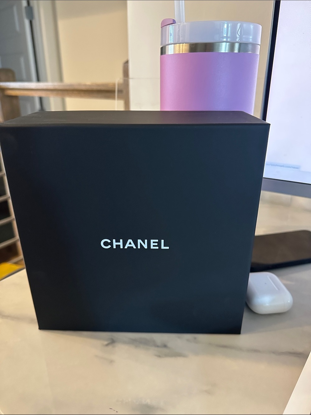 Chanel Classic Black Gift Box